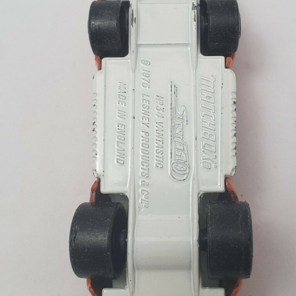 Matchbox N°34 VANTASTIC 1975 MADE IN ENG Orange - Picture 4 of 5